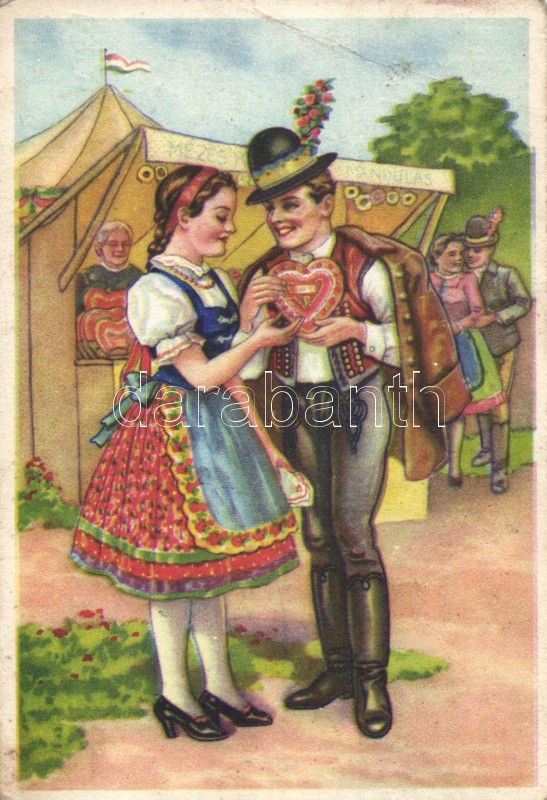Magyar népviselet, mézeskalács, Hungarian folklore, gingerbread