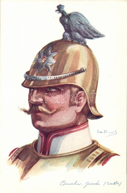 Chevalier garde russe / Russian Knight guard s: Em. Dupuis, Orosz lovag s: Em. Dupuis