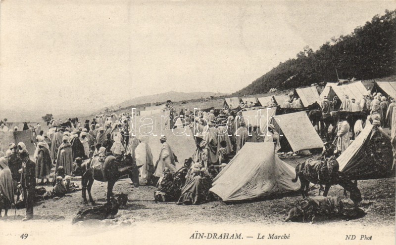 Ain Draham market, folklore