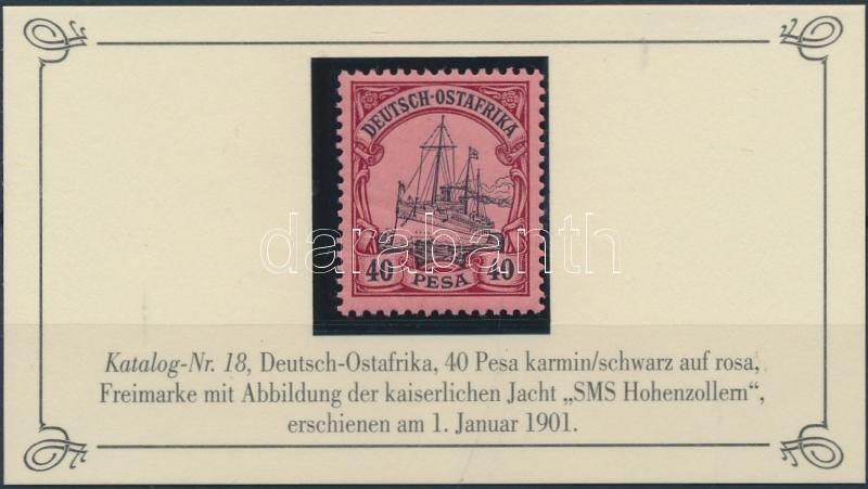 Deutsch Ostafrika 1901 Mi 18