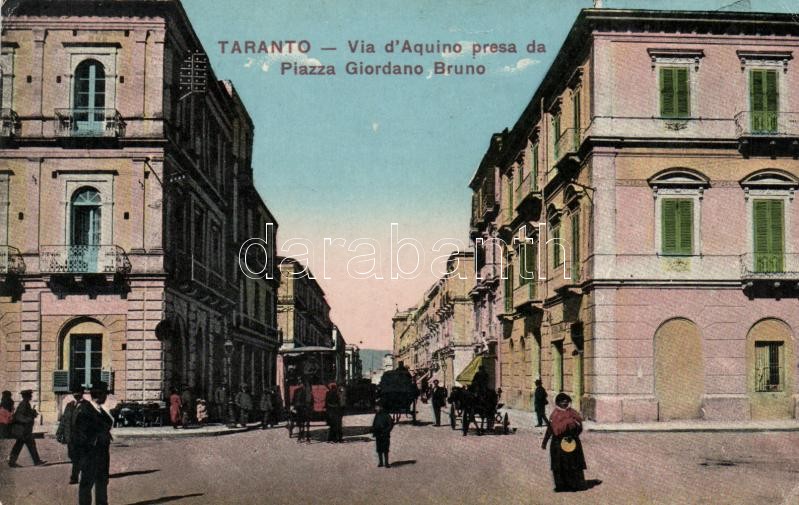 Taranto Aquinas Street, Giordano Bruno street