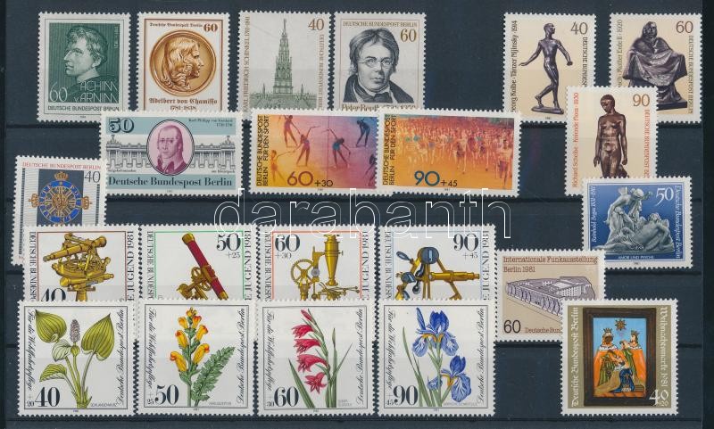 22 different stamps, sets + stamps, 22 klf bélyeg, teljes sorok vagy önálló bélyegek