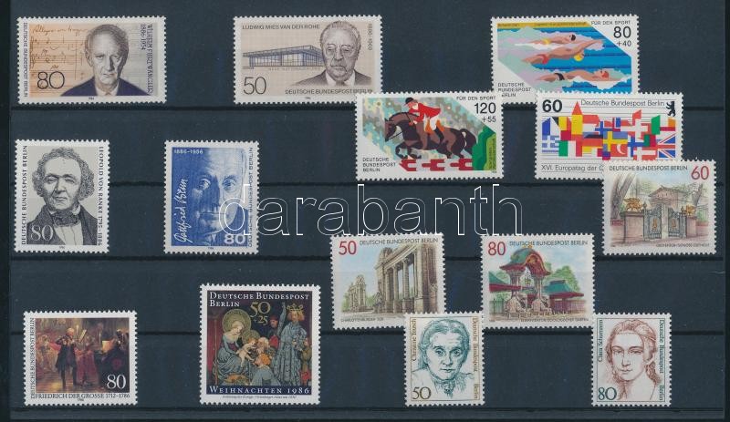 14 klf bélyeg, teljes sorok vagy önálló bélyegek, 14 different stamps, complete sets + stamps