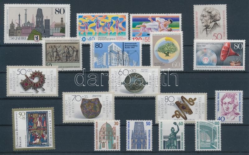 18 klf bélyeg, teljes sorok vagy önálló bélyegek, 18 different stamps, complete sets + stamps