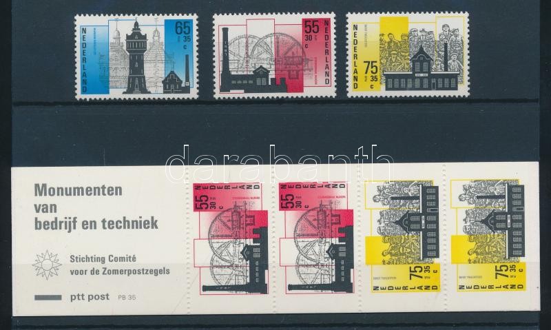Industrial and technical factors set + stamp booklet, Ipari és technikai területek sor + bélyegfüzet