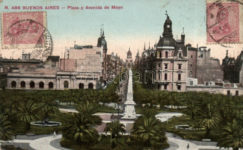 Buenos Aires May square and avenue, Buenos Aires Május tér és utca