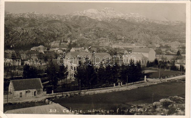 Cetinje Lovcennel, Cetinje with Lovcen