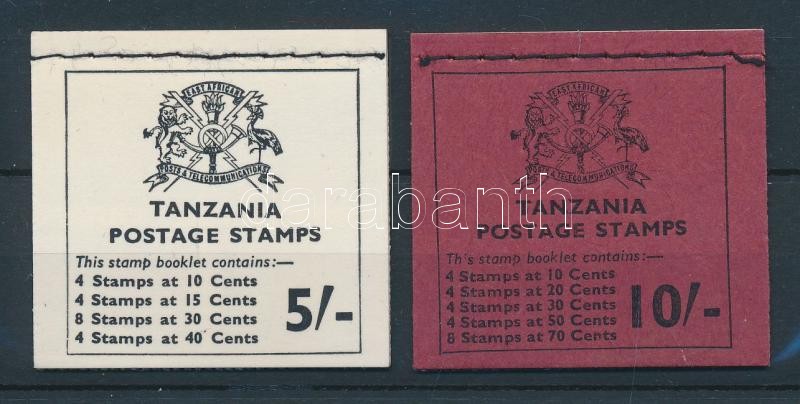 Fish, 2 stamp booklets, Halak 5Sh, 10Sh bélyegfüzetek