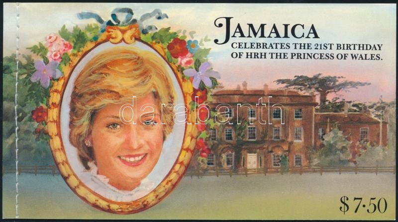 Birthday of Princess Diana stamp booklet, Diana hercegnő születésnapja bélyegfüzet