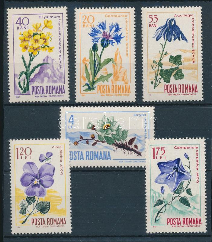 A Kárpátok növényzete sor, Flora of the Carpathians set