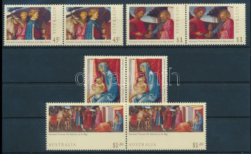 2 db Karácsony sor párokban, 2 Christmas set pair