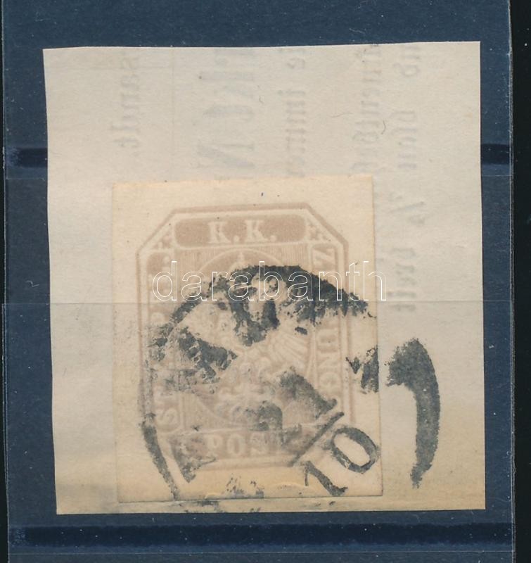 1863/64 newspaper stamp with nice large margins 