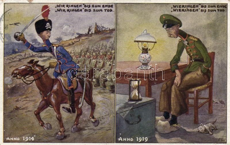 Németellenes propaganda, 1914 vs 1919, Anti-German military propaganda, 1914 vs 1919