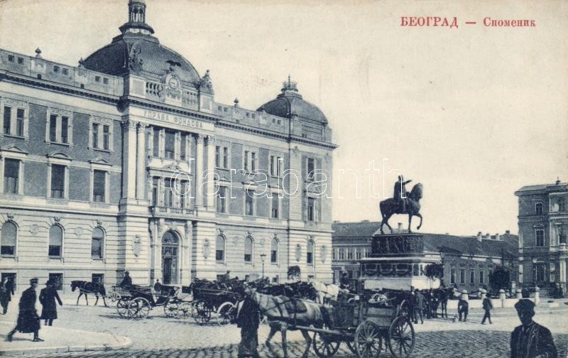 Belgrade, monument, bank