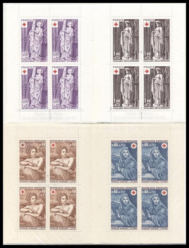 1976 Red Cross stamp-booklet, 1976 Vöröskereszt bélyegfüzet