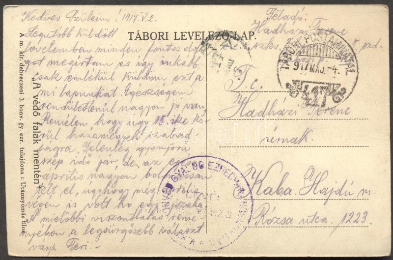 Military and field post, Postcard 