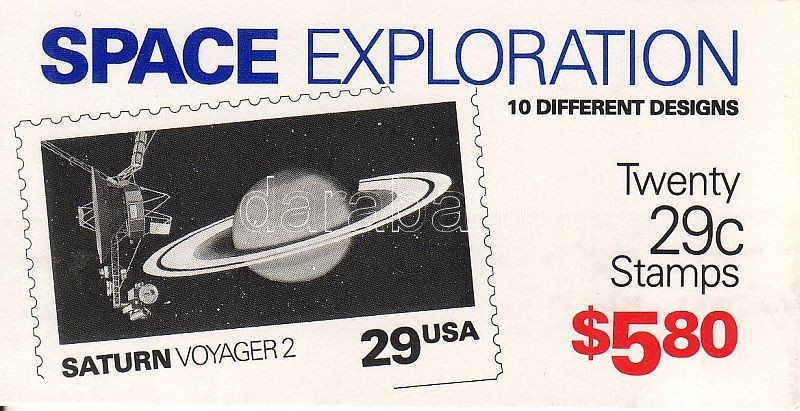 Space exploration stamp booklet, Űrkutatás bélyegfüzet, Erforschung des Sonnensystems, Markenheftchen
