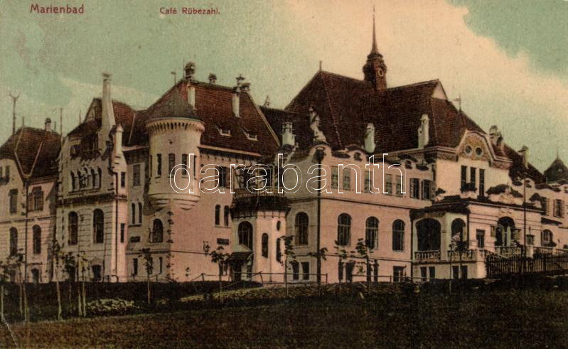 Marianske Lazne, Marienbad; Cafe Rübezahl