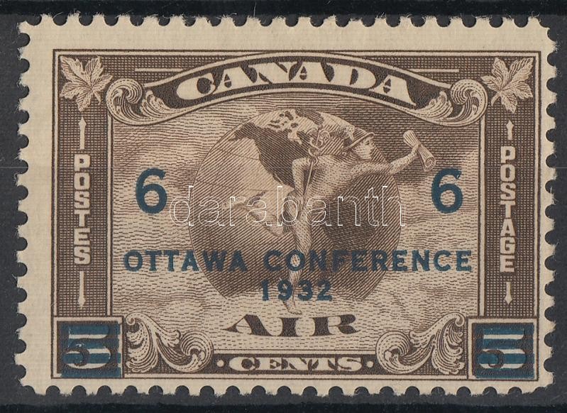 Airmail stamp overprinted, Légiposta bélyeg felülnyomott