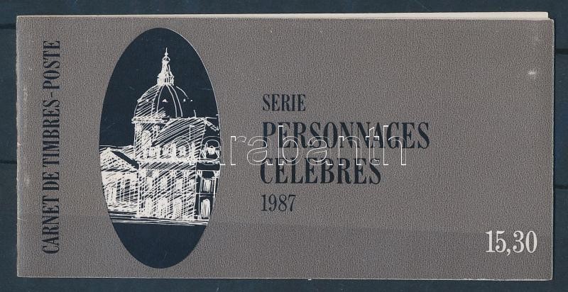 Famous people booklet, Híres emberek bélyegfüzet