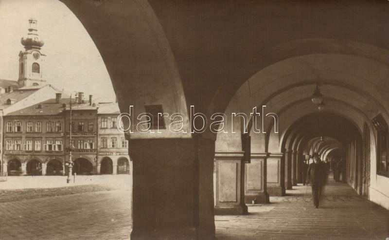 Trutnov main square arcades, photo