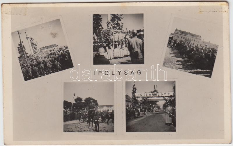 Ipolyság, a magyar csapatok bevonulása, Sahy, entry of the Hungarian troops