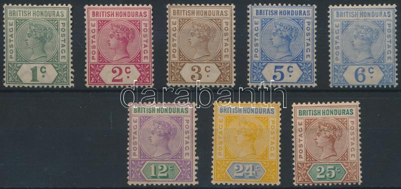 1891/1895 Forgalmi sor (10C hiányzik), 1891/1895 Definitive set (the set is out of 10c)