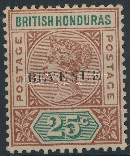 Definitive stamp with overprint 