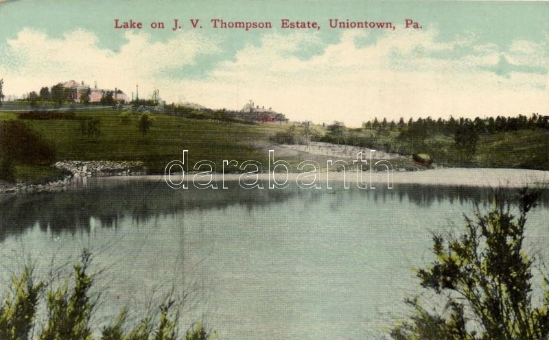 Uniontown, Pennsylvania, lake on J. V. Thompson Estate