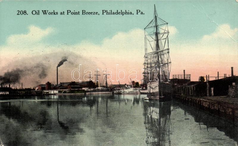 Philadelphia oil works at Point Breeze