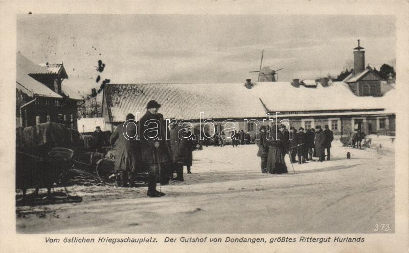 Dundaga, mansion, military WWI, Eastern front