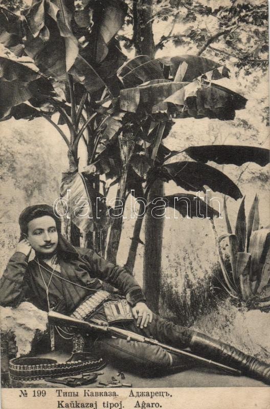 Örmény harcos; Adjara, Georgian warrior, Adjara, folklore