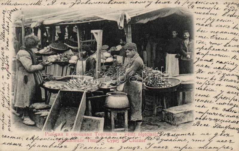 Kaukázusi folklór, kereskedők, Caucasian vendors, folklore