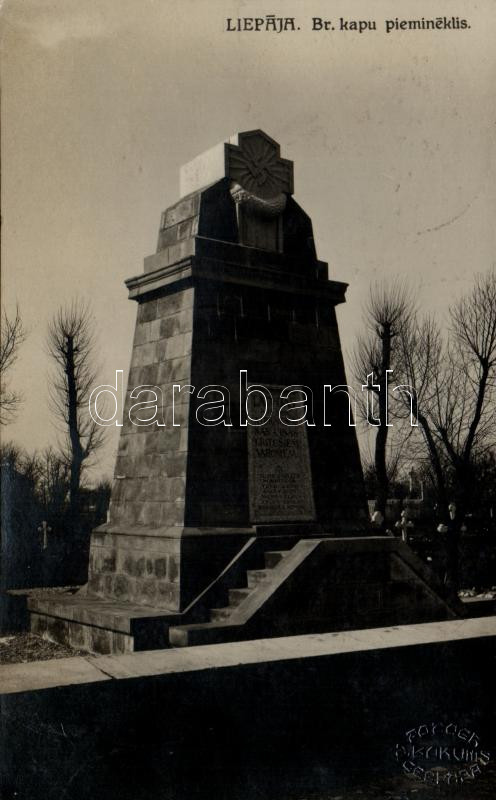 Liepaja, Libau tombstone