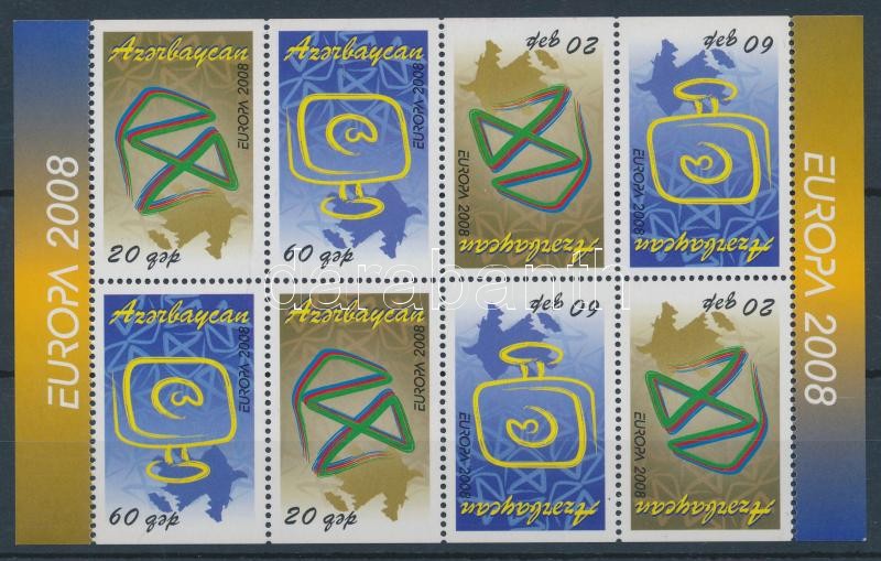 Europa CEPT: Levélírás bélyegfüzetlap, Europa CEPT: Letter writing stamp-booklet page