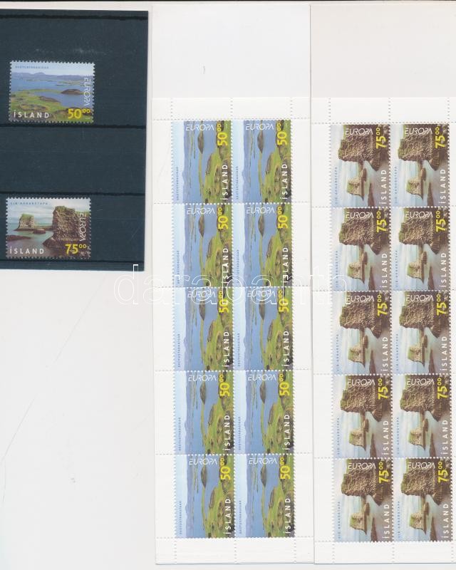 Europa CEPT: National Parks set + stamp-booklet pair, Europa CEPT: Nemzeti Parkok sor + bélyegfüzet pár