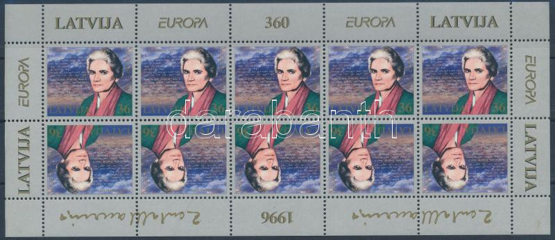 Europa CEPT: Famous women mini sheet, Europa CEPT: Híres nők kisív