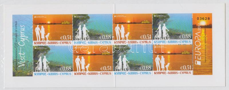 Europa CEPT Turism stamp-booklet, Europa CEPT Turizmus bélyegfüzet