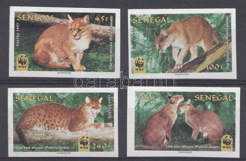 WWF: Afrikai macskafélék vágott sor, WWF: African felines imperforated set