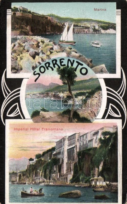 Sorrento, Marina, Imperial Hotel Tramontano, Art Nouveau