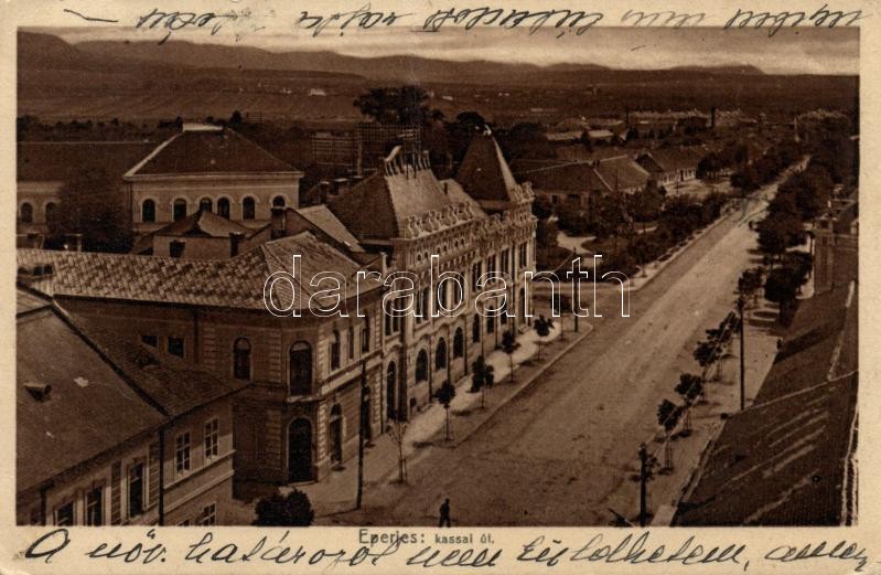 Presov, street, post office, Eperjes, Kassai út