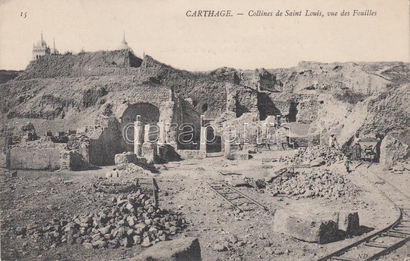 Carthage, collines de Saint Louis / excavation site