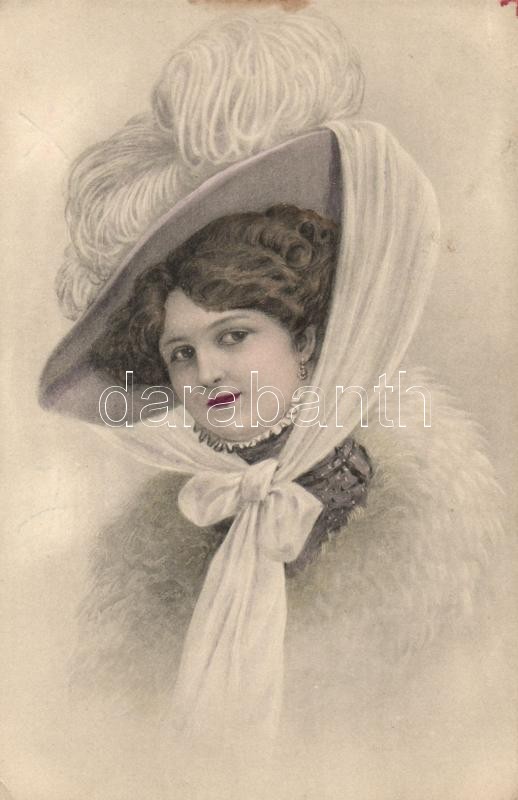 Hölgy kalappal, Lady with hat