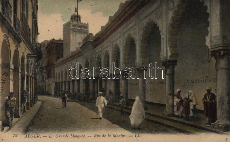 Algiers, Great Mosque, Rue de la Marine