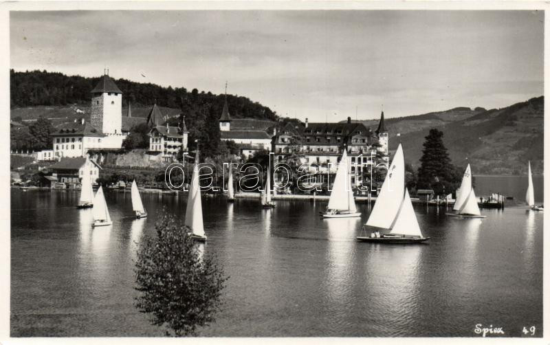 Spiez, sailing ships