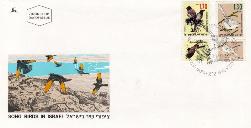 Singing birds FDC, Énekes madarak FDC