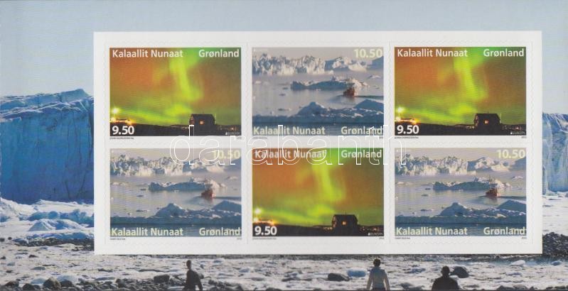 Europe CEPT Visit to Greenland self-adhesive stamp-booklet, Europa CEPT Látogasson Grönlandra öntapadós bélyegfüzet