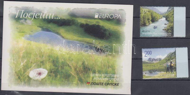 Europe CEPT Visit + stamp-booklet MH 15, Europa CEPT Látogatás + bélyegfüzet MH 15