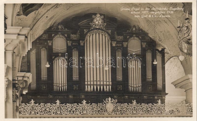 Engelberg, organ in the churcrior
