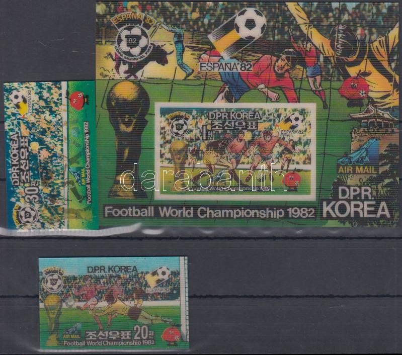 Labdarúgó Világbajnokság '82 sor + blokk, Football World Cup '82 set + block